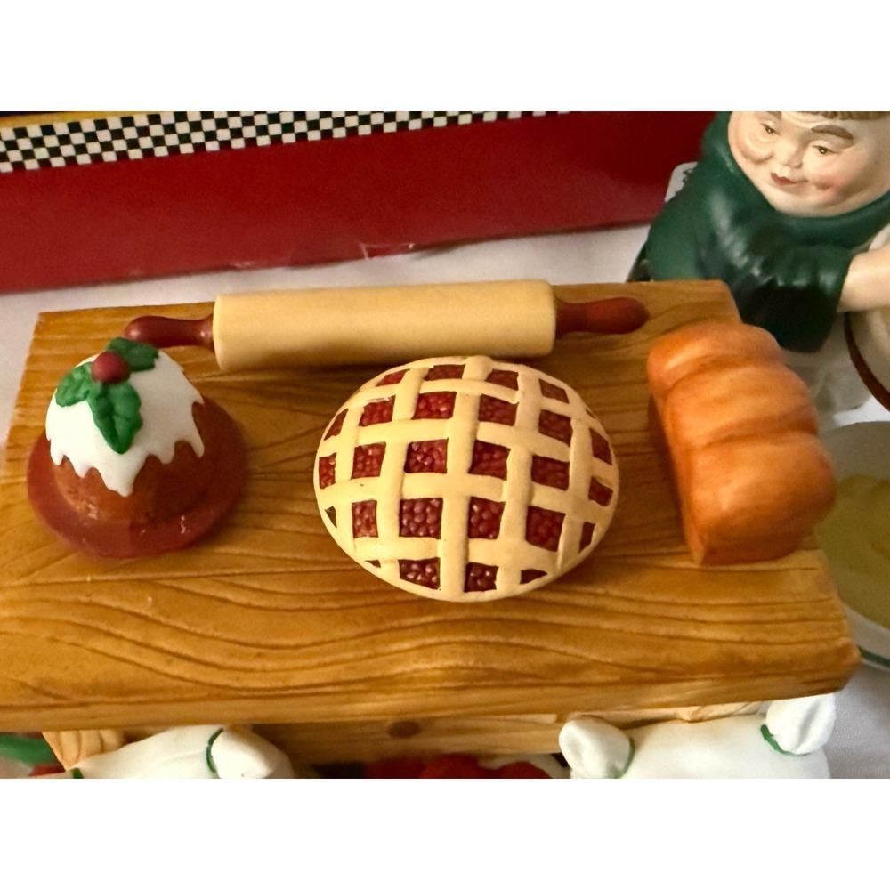 Vintage‎ Dept 56 Maxwell the Mixer Porcelain Baking Set #9372-6 Complete Box - Picture 5 of 16